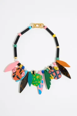 Cheap BIMBA Y LOLA Collar Camaleones Resina Multicolor