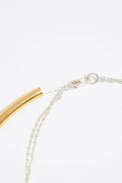 Discount BIMBA Y LOLA Collar Choker Y Cadena Plateada