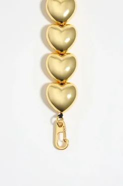Cheap BIMBA Y LOLA Collar Corazones Dorado