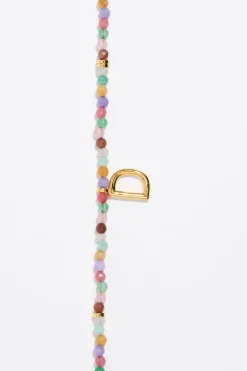 Hot BIMBA Y LOLA Collar Letra D Piedras Multicolores