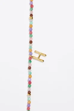 Best BIMBA Y LOLA Collar Letra H Piedras Multicolores