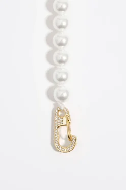 Discount BIMBA Y LOLA Collar Perlas Y Corazon Glitter Rojo