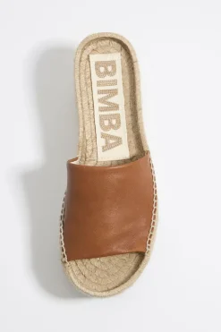 Cheap BIMBA Y LOLA Cuna Alta Yute Piel Marron