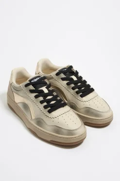 Discount BIMBA Y LOLA Deportiva Cupsole Piel Dorada