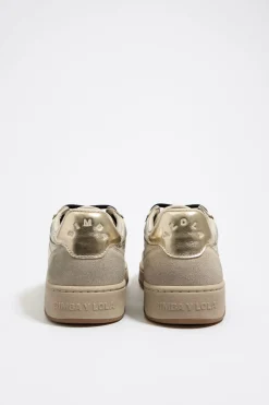 Discount BIMBA Y LOLA Deportiva Cupsole Piel Dorada