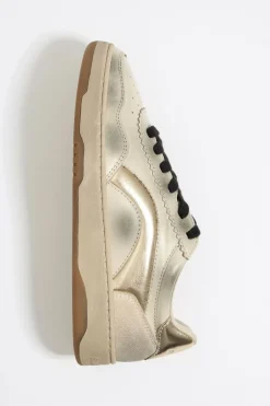 Discount BIMBA Y LOLA Deportiva Cupsole Piel Dorada