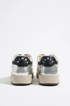 Sale BIMBA Y LOLA Deportiva Cupsole Piel Plata