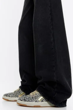 Shop BIMBA Y LOLA Deportiva Cupsole Piel Print Leopard Beige