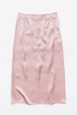 Clearance BIMBA Y LOLA Falda Midi Saten Rosa