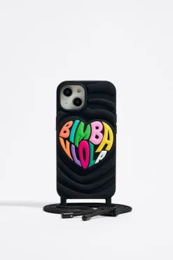 Cheap BIMBA Y LOLA Funda Iphone 15 Silicona Negra
