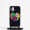 Shop BIMBA Y LOLA Funda Iphone 11 Silicona Negra