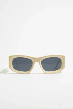 Cheap BIMBA Y LOLA Gafas De Sol Rectangulares Crema