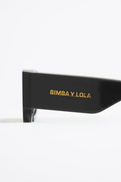 Cheap BIMBA Y LOLA Gafas De Sol Rectangulares Negras