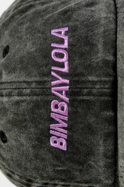 New BIMBA Y LOLA Gorra Algodon Negra