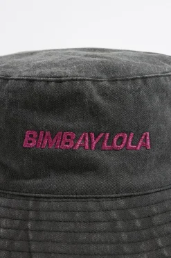 Discount BIMBA Y LOLA Gorro Bucket Algodon Negro