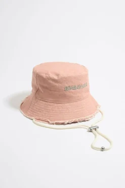 Discount BIMBA Y LOLA Gorro Bucket Algodon Rosa Claro