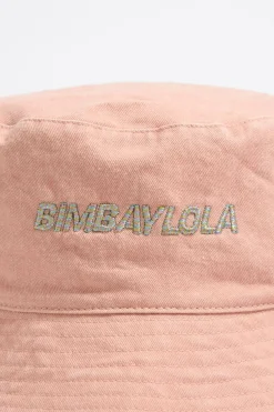 Discount BIMBA Y LOLA Gorro Bucket Algodon Rosa Claro