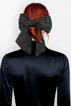 Cheap BIMBA Y LOLA Horquilla Lazo Cristales Negra