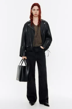 Best Sale BIMBA Y LOLA Jersey Lino Mirrors Caqui