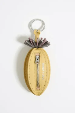 Fashion BIMBA Y LOLA Llavero Charm Pelota Piel Amarillo