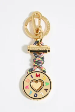 Best BIMBA Y LOLA Llavero Circular Corazon Dorado