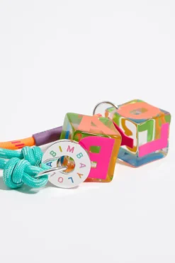 Sale BIMBA Y LOLA Llavero Dados Resina Aguamarina