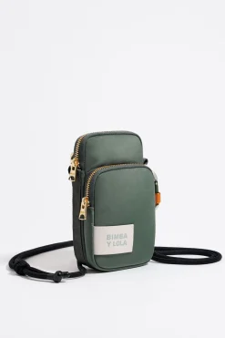 Online BIMBA Y LOLA Minibolso Rectangular Gris Verdoso