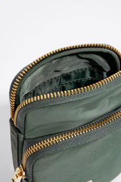 Online BIMBA Y LOLA Minibolso Rectangular Gris Verdoso