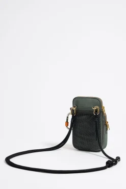 Online BIMBA Y LOLA Minibolso Rectangular Gris Verdoso