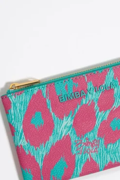 Cheap BIMBA Y LOLA Monedero Leopard Turquesa