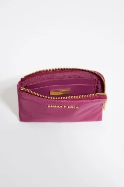 Online BIMBA Y LOLA Monedero Nylon Rosa Oscuro