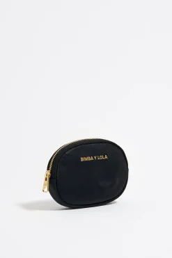 Flash Sale BIMBA Y LOLA Monedero Ovalado Nylon Negro