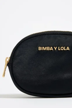 Flash Sale BIMBA Y LOLA Monedero Ovalado Nylon Negro