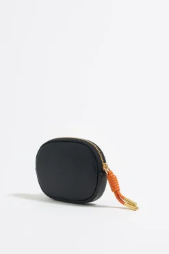 Sale BIMBA Y LOLA Monedero Ovalado Piel Negro