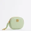 Hot BIMBA Y LOLA Monedero Ovalado Piel Verde Pastel