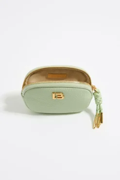 Hot BIMBA Y LOLA Monedero Ovalado Piel Verde Pastel