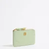 Outlet BIMBA Y LOLA Monedero Piel Verde Pastel