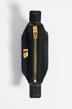 Online BIMBA Y LOLA Monedero Trapecio Mini Nylon Negro