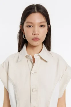 Clearance BIMBA Y LOLA Mono Denim Cargo Bicolor