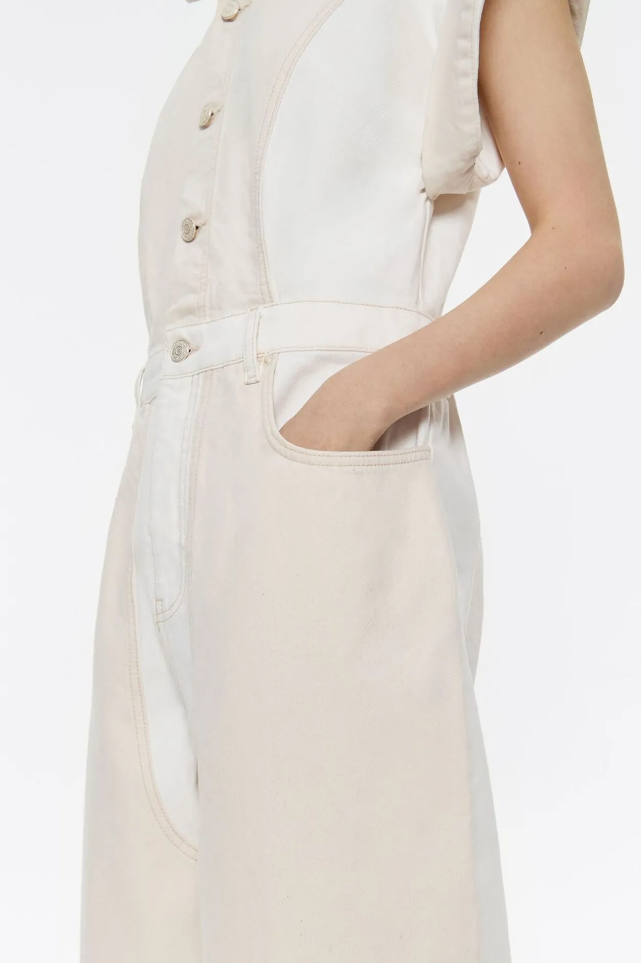 Clearance BIMBA Y LOLA Mono Denim Cargo Bicolor