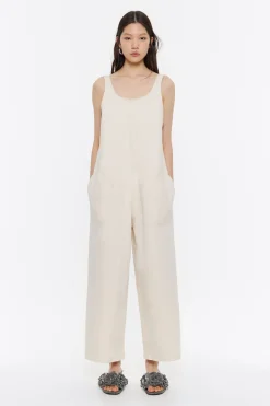 Best Sale BIMBA Y LOLA Mono Denim Largo Crudo