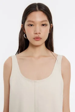 Best Sale BIMBA Y LOLA Mono Denim Largo Crudo