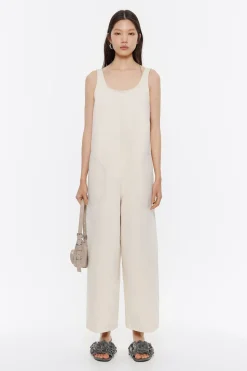 Best Sale BIMBA Y LOLA Mono Denim Largo Crudo