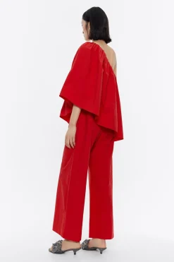 Best Sale BIMBA Y LOLA Mono Maxivolante Rojo