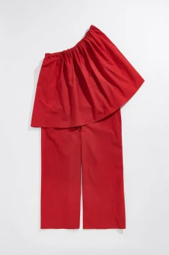 Best Sale BIMBA Y LOLA Mono Maxivolante Rojo