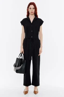 Clearance BIMBA Y LOLA Mono Oversize Denim Negro