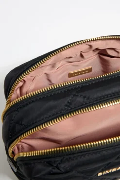 Discount BIMBA Y LOLA Neceser Doble Mediano Nylon Negro