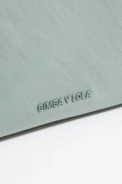 New BIMBA Y LOLA Neceser Grande Nylon Verde Agua