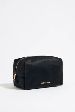New BIMBA Y LOLA Neceser Mediano Nylon Negro