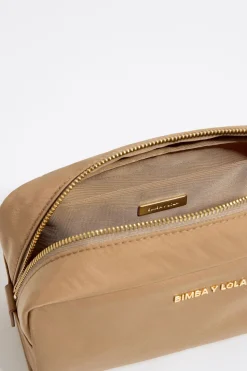 Store BIMBA Y LOLA Neceser Mediano Nylon Tostado